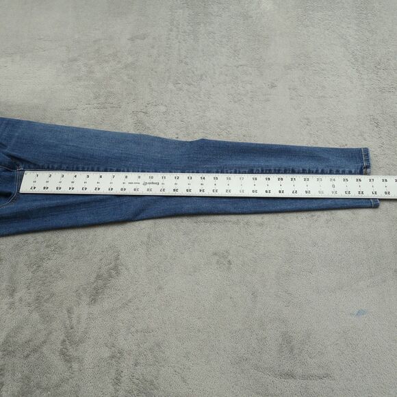 Loft Jeans Women's Size 6/28 Blue High-Waist Curvy Skinny Denim Pants 27" Inseam - Picture 16 of 16